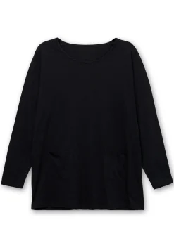Longshirt mit aufgesetzten Taschen<sheego Online