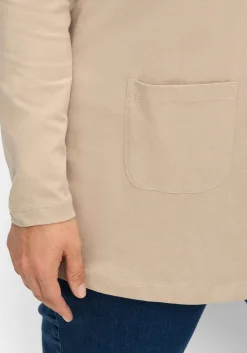 Longshirt mit aufgesetzten Taschen<sheego Hot
