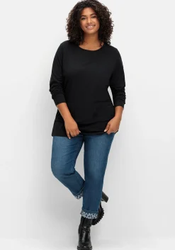 Longshirt mit aufgesetzten Taschen<sheego Online