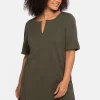 Longshirt mit geschlitztem Ausschnitt<sheego New