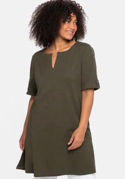 Longshirt mit geschlitztem Ausschnitt<sheego New