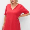Longshirt mit geschlitztem Ausschnitt<sheego Clearance