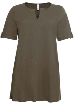 Longshirt mit geschlitztem Ausschnitt<sheego New