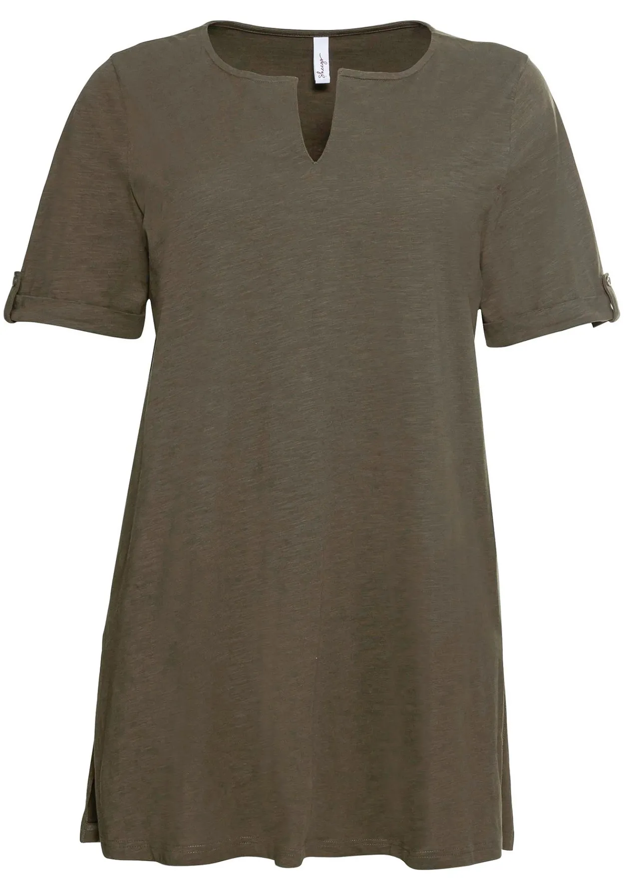 Longshirt mit geschlitztem Ausschnitt<sheego New