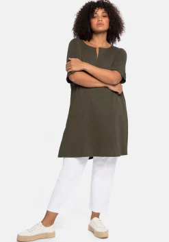 Longshirt mit geschlitztem Ausschnitt<sheego New