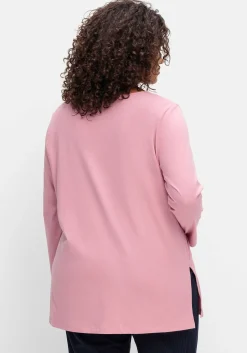 Longshirt mit hohen Seitenschlitzen<sheego Hot