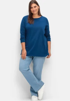 Longshirt mit hohen Seitenschlitzen<sheego Best