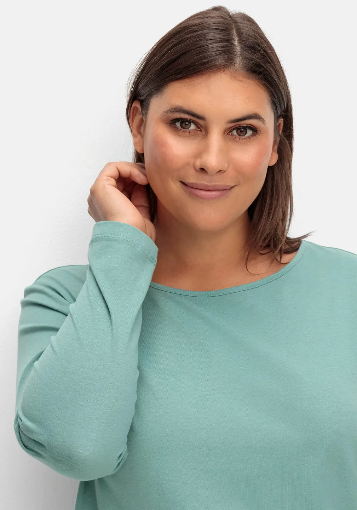 Longshirt mit hohen Seitenschlitzen<sheego Discount