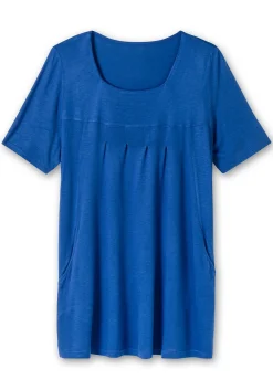 Longshirt mit Taschen und Karreeausschnitt<sheego Sale