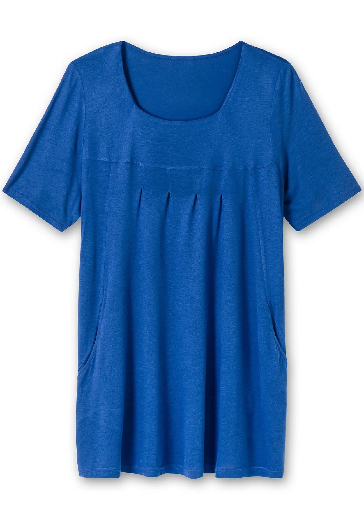 Longshirt mit Taschen und Karreeausschnitt<sheego Sale