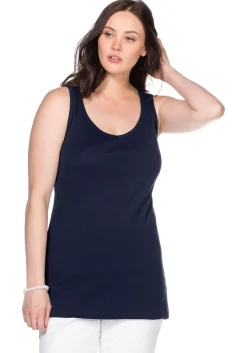 Longtop in Rippqualität, mit weitem Ausschnitt<sheego New