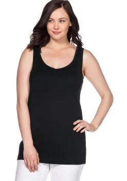 Longtop in Rippqualität, mit weitem Ausschnitt<sheego Online