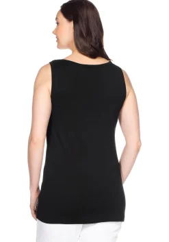 Longtop in Rippqualität, mit weitem Ausschnitt<sheego Online