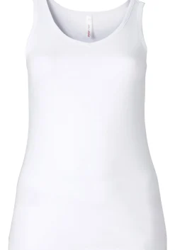 Longtop in Rippqualität, mit weitem Ausschnitt<sheego New