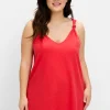 Longtop mit Knotendetail am Träger<sheego Fashion