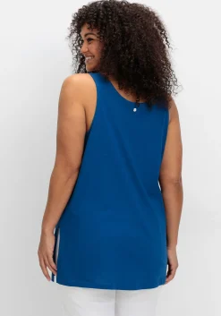 Longtop mit Knotendetail am Träger<sheego Hot