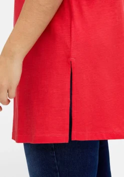 Longtop mit Knotendetail am Träger<sheego Fashion