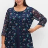 Longtunika im Lagenlook, mit Blumenprint<sheego Sale