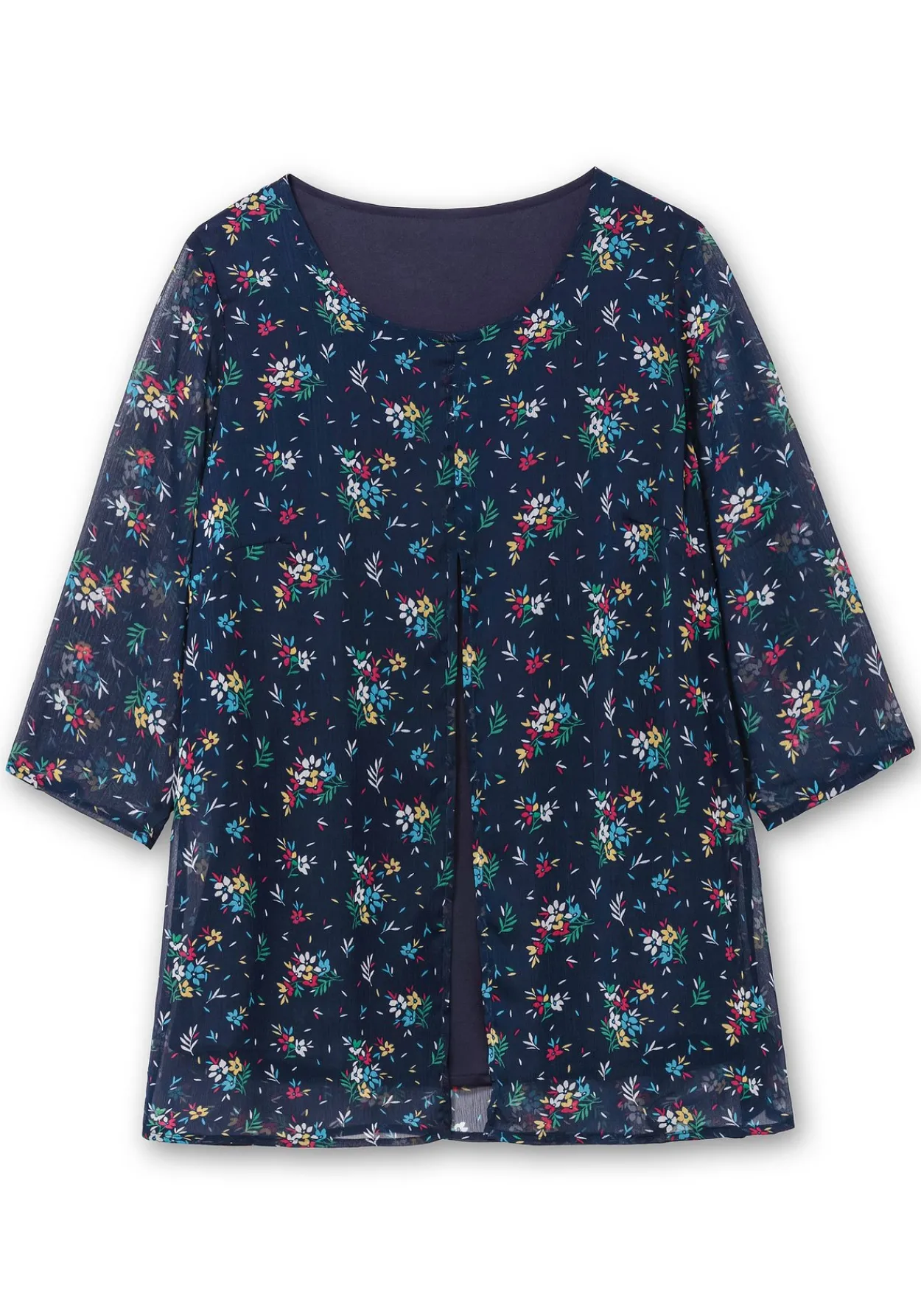Longtunika im Lagenlook, mit Blumenprint<sheego Sale