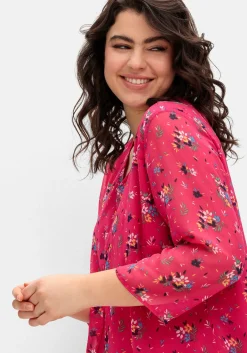 Longtunika im Lagenlook, mit Blumenprint<sheego Outlet
