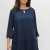 Longtunika in A-Linie, mit Lochmusterdetails<sheego Fashion