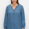 Longtunika mit Minimaldruck und Knopfleiste<sheego New