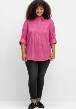 Longtunika mit Webstreifen, in leichter A-Linie<sheego by Joe Browns Fashion