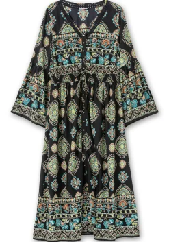 Maxikleid im Boho-Stil, mit Trompetenärmeln<sheego by Joe Browns Sale