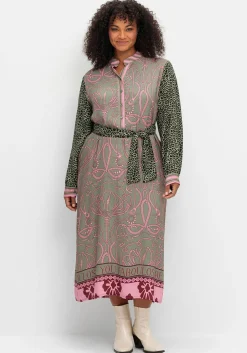 Maxikleid im Mustermix, mit Bindeband<sheego loves miss goodlife Best