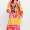 Maxikleid im Mustermix, mit Volants<sheego loves miss goodlife Sale