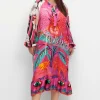 Maxikleid im Mustermix, mit Volant am Saum<sheego loves miss goodlife Best