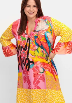 Maxikleid im Mustermix, mit Volants<sheego loves miss goodlife Sale