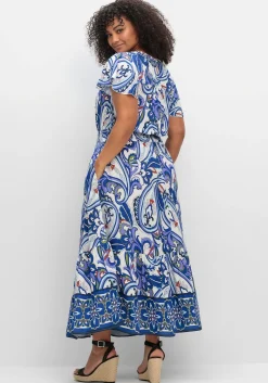 Maxikleid im Paisleymuster, mit Smokbund<sheego by Joe Browns Online