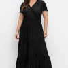 Maxikleid in Wickeloptik, mit Stufenvolant<sheego by Joe Browns Outlet