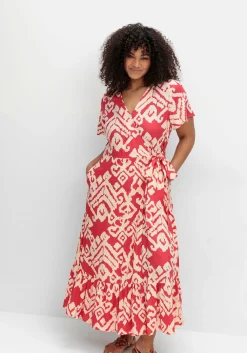 Maxikleid in Wickeloptik, mit Grafikprint<sheego by Joe Browns Fashion