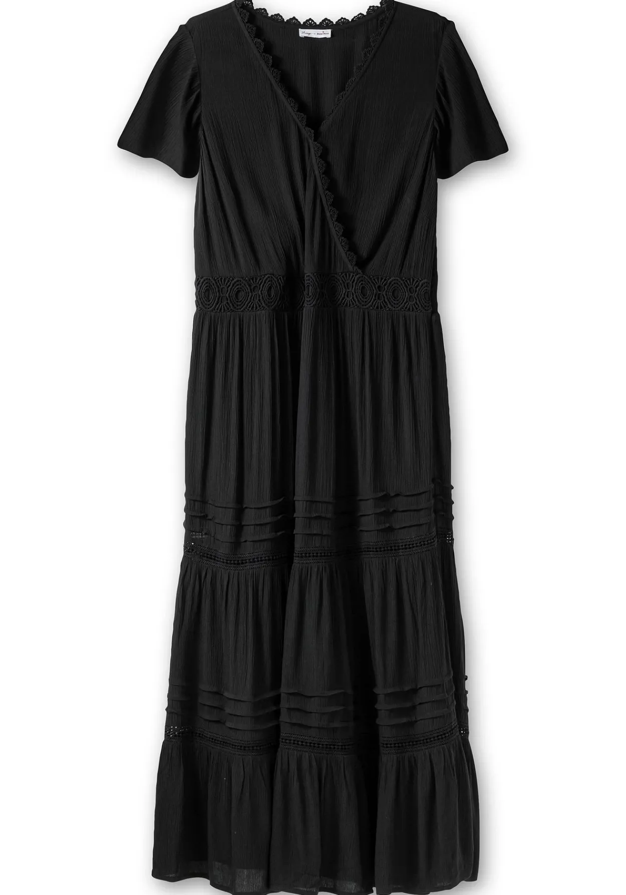 Maxikleid in Wickeloptik, mit Stufenvolant<sheego by Joe Browns Outlet