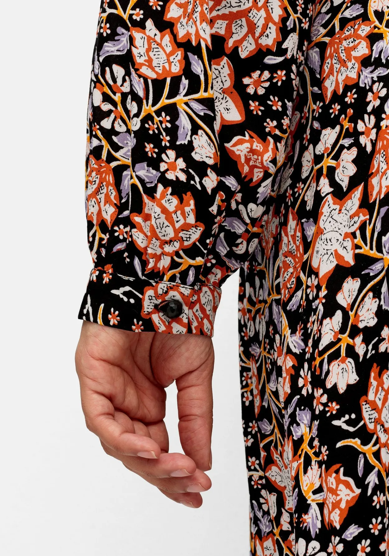 Maxikleid mit Blumenprint und gesmokter Taille<sheego by Joe Browns Hot