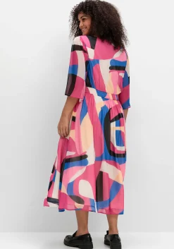 Maxikleid mit Grafikprint, im Lagenlook<sheego Outlet