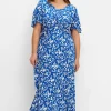 Maxikleid mit Knotendetail in der Taille<sheego Outlet