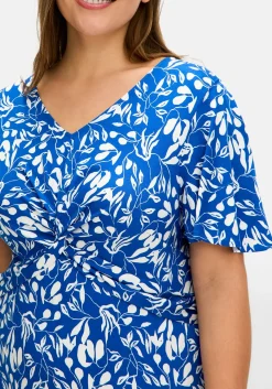 Maxikleid mit Knotendetail in der Taille<sheego Outlet