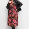 Midikleid aus Crêpe, mit Blumendruck<sheego Clearance