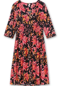 Midikleid aus Crêpe, mit Blumendruck<sheego Clearance