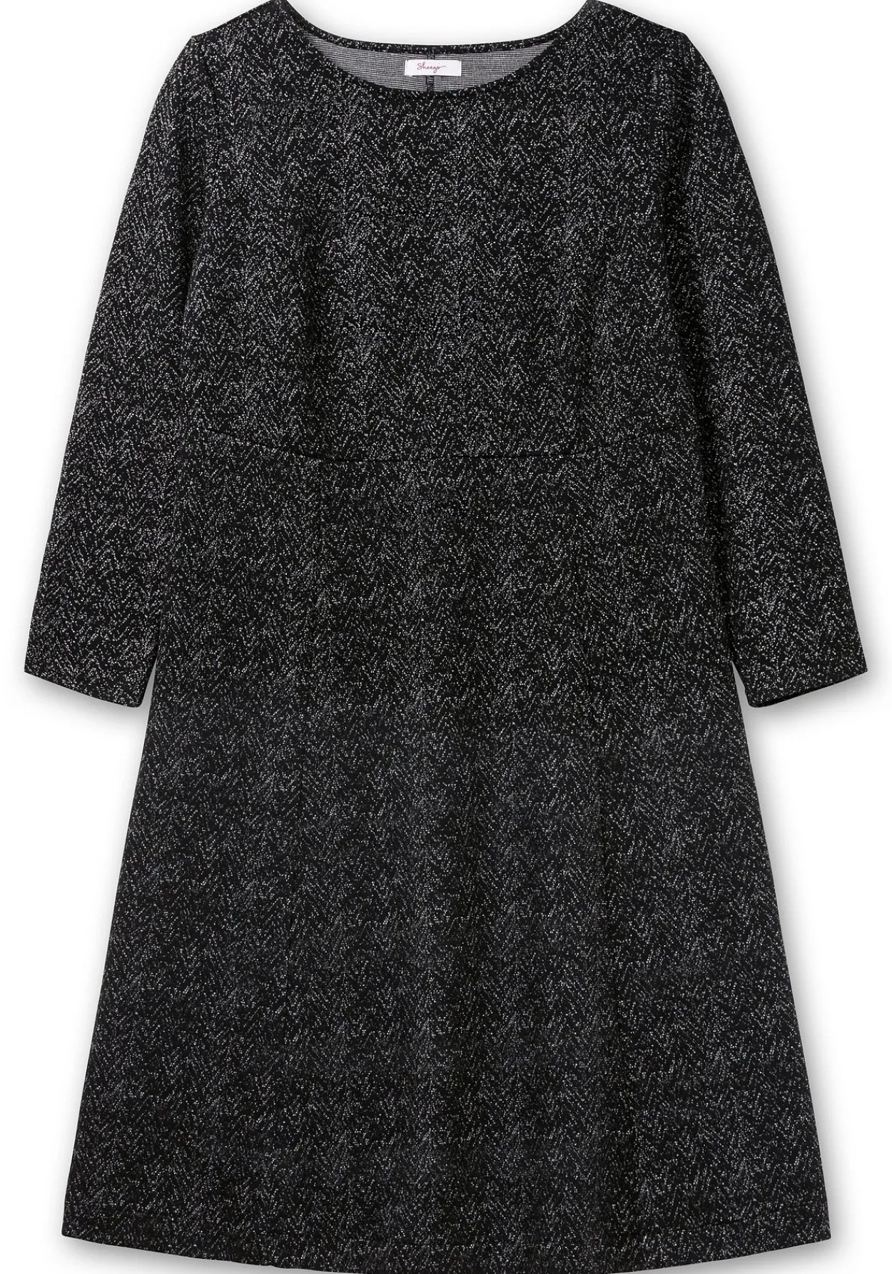 Midikleid aus Interlock, im Jacquardmuster<sheego Online