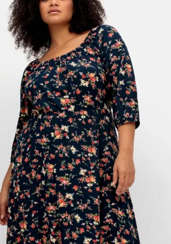 Midikleid aus Jersey, mit Blumendruck<sheego by Joe Browns Best