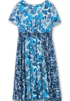 Midikleid im Mustermix, mit weitem Rock<sheego by Joe Browns Clearance