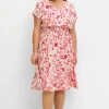 Midikleid mit Smokbund und weitem Rock<sheego Discount