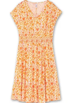 Midikleid mit Smokbund und weitem Rock<sheego Clearance