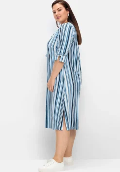 Midikleid mit Streifen, in leichter A-Linie<sheego New