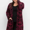 Offene Longstrickjacke mit Jacquardmuster<sheego by Joe Browns Discount