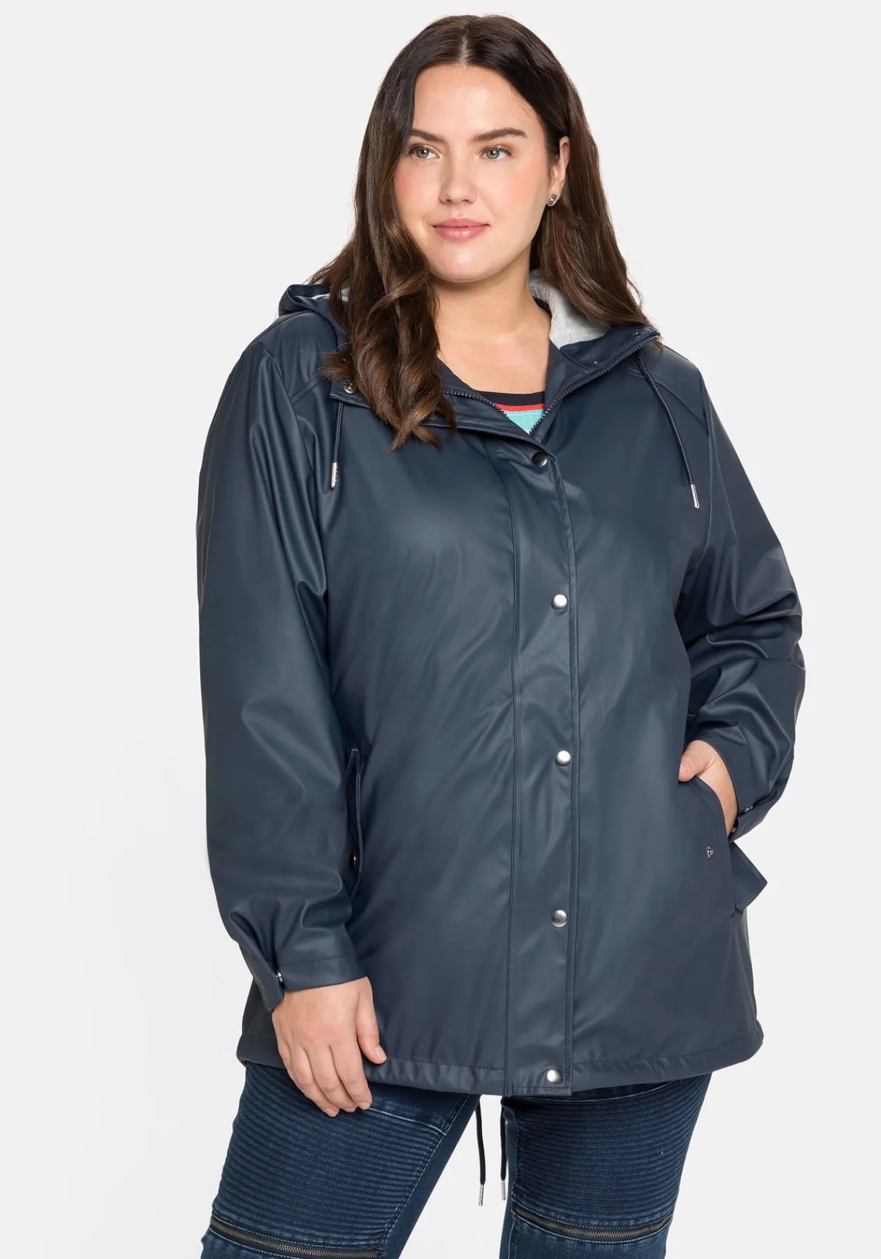 Outdoorjacke mit Jerseyfutter, wasserabweisend<sheego Sale